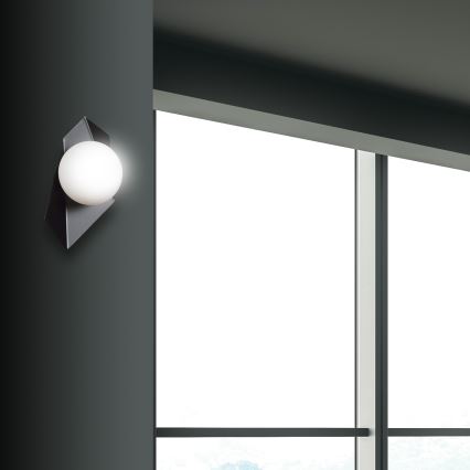 Wandlamp DRIFTON 1xE14/10W/230V zwart