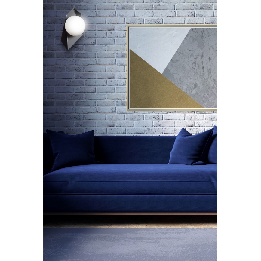 Wandlamp DRIFTON 1xE14/10W/230V zwart