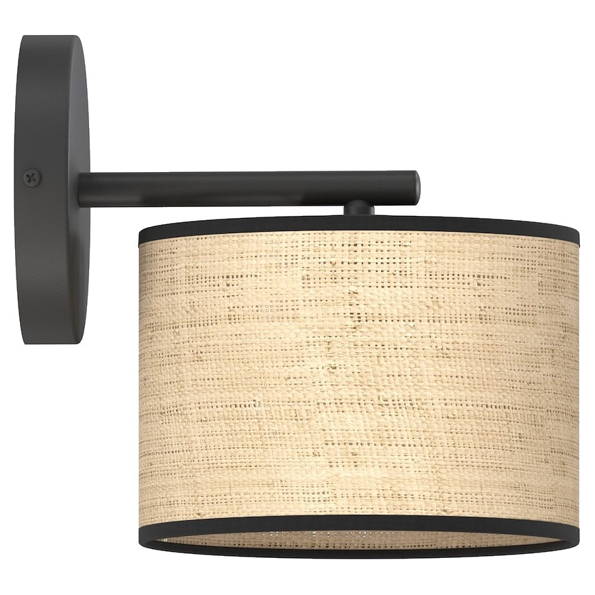 Wandlamp ECO 1xE27/15W/230V beige/rotan