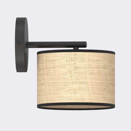 Wandlamp ECO 1xE27/15W/230V beige/rotan