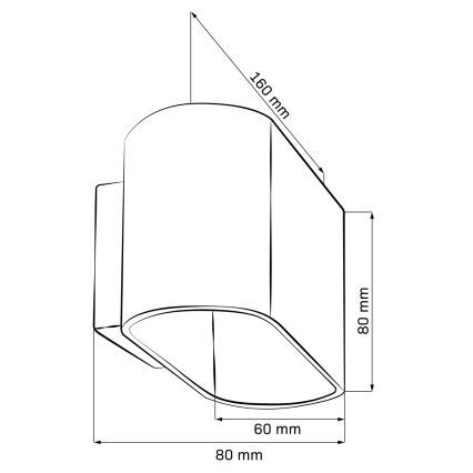 Wandlamp ELISSA 1xG9/10W/230V wit