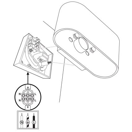 Wandlamp ELISSA 1xG9/10W/230V zwart