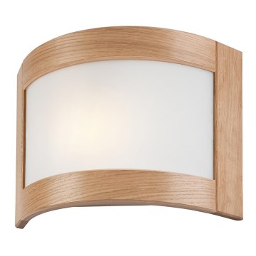 Wandlamp ELODIE 1xE27/60W/230V eiken