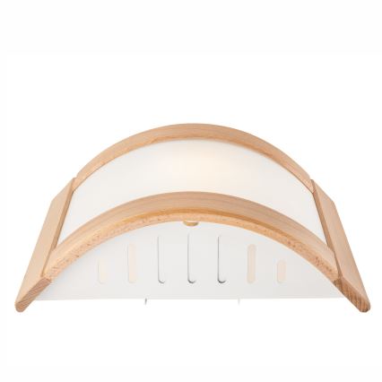 Wandlamp ELODIE 1xE27/60W/230V eiken