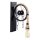 Wandlamp EREBOS 1xE27/40W/230V zwart/bruin