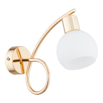 Wandlamp ERYKA 1xE14/10W/230V goud