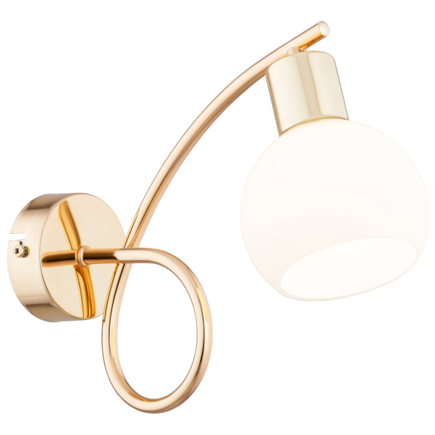 Wandlamp ERYKA 1xE14/10W/230V goud
