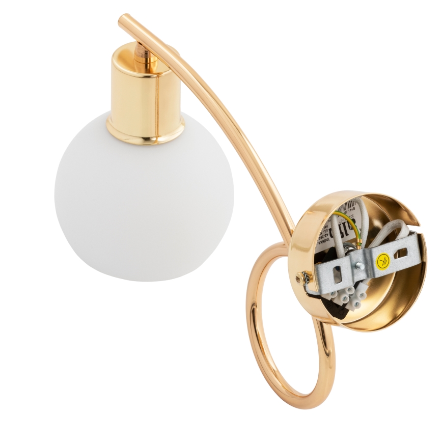 Wandlamp ERYKA 1xE14/10W/230V goud