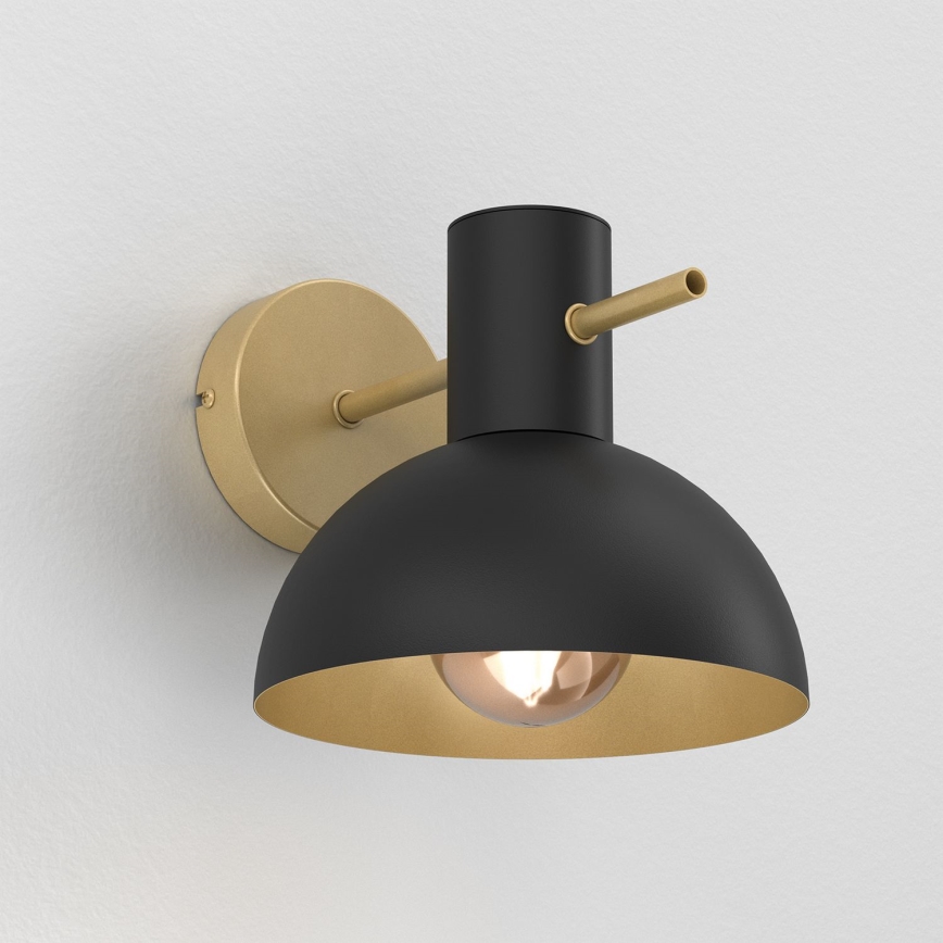 Wandlamp ESTATE MINI 1xE27/15W/230V zwart