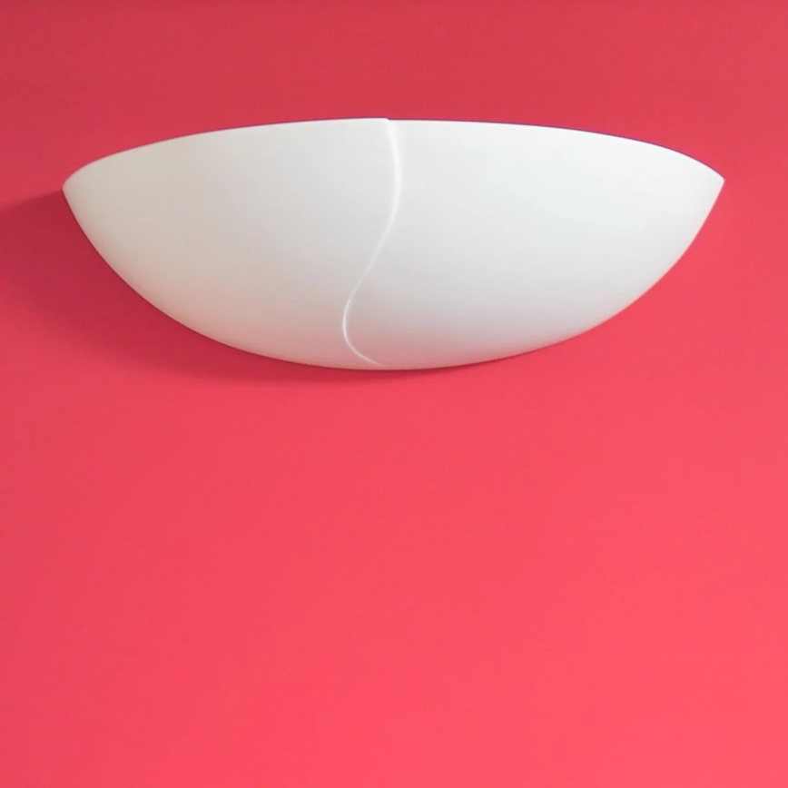 Wandlamp FALA 1xE14/12W/230V gips/wit