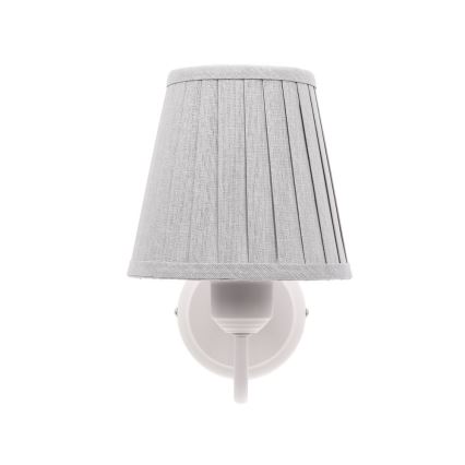 Wandlamp FIREZ 1xE27/40W/230V wit/grijs