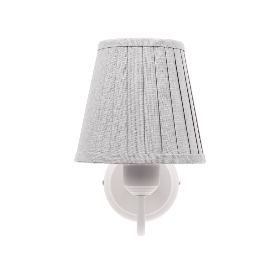 Wandlamp FIREZ 1xE27/40W/230V wit/grijs