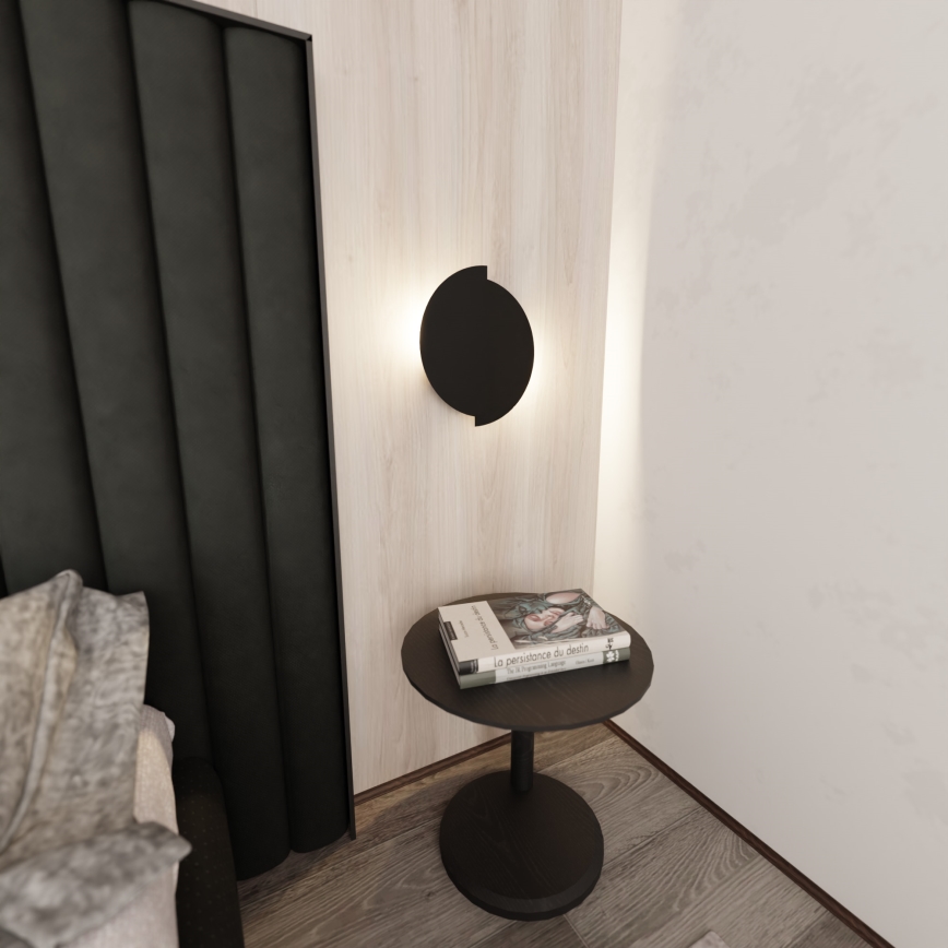 Wandlamp FORM 1xG9/8W/230V zwart