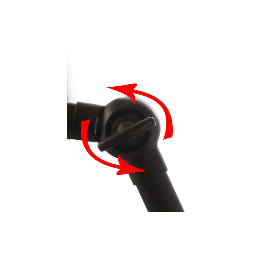 Wandlamp FUNDO 1xE27/40W/230V zwart/goud