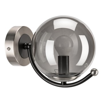 Wandlamp GEORGIA 1xE14/5W/230V mat chroom/gerookt