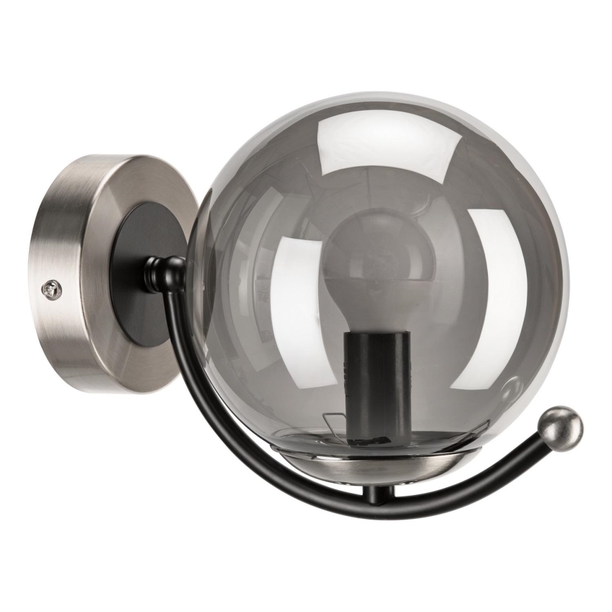 Wandlamp GEORGIA 1xE14/5W/230V mat chroom/gerookt