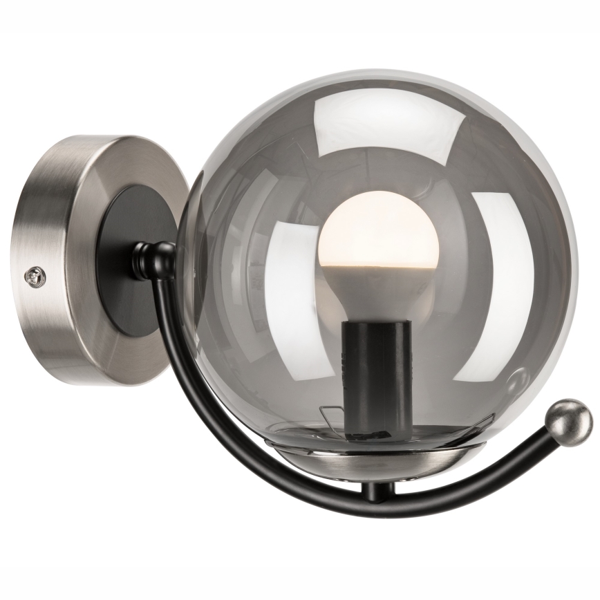 Wandlamp GEORGIA 1xE14/5W/230V mat chroom/gerookt