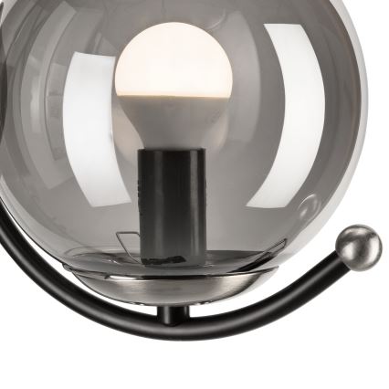 Wandlamp GEORGIA 1xE14/5W/230V mat chroom/gerookt