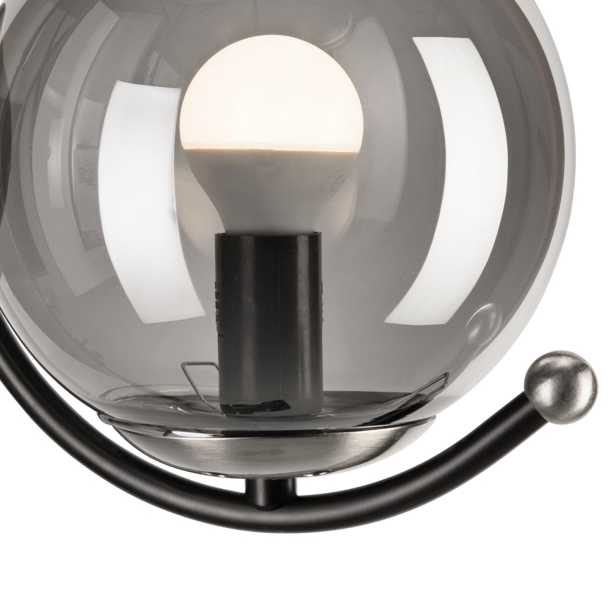 Wandlamp GEORGIA 1xE14/5W/230V mat chroom/gerookt