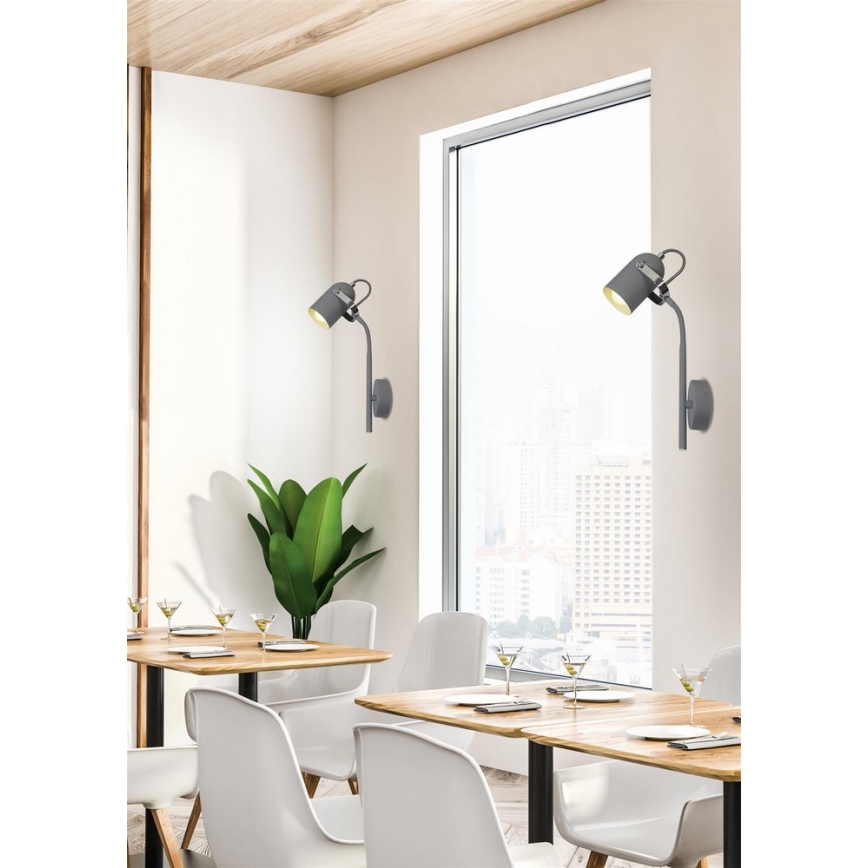 Wandlamp GRAY 1xE14/40W/230V