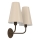 Wandlamp GRENADA 2xE14/15W/230V beige