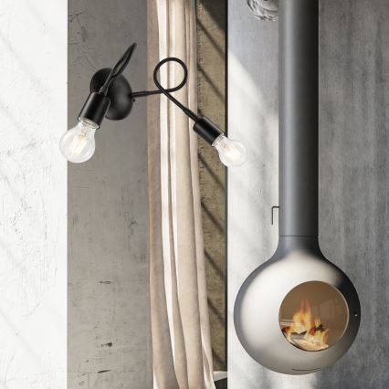 Wandlamp HARRY 2xE27/60W/230V