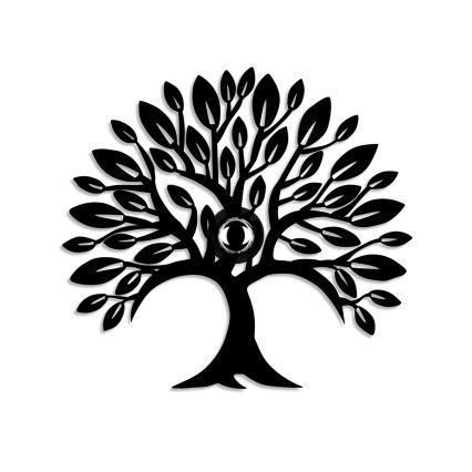 Wandlamp HEART TREE 1xE27/40W/230V zwart