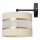 Wandlamp HELEN 1xE27/15W/230V crème/zwart/gouden