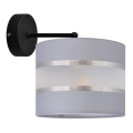 Wandlamp HELEN 1xE27/15W/230V grijs/zwart
