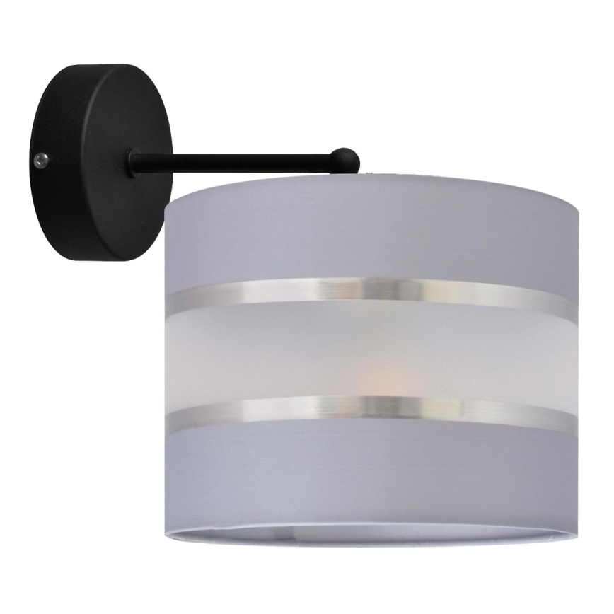 Wandlamp HELEN 1xE27/15W/230V grijs/zwart