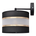 Wandlamp HELEN 1xE27/15W/230V zwart/goud