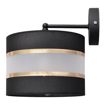 Wandlamp HELEN 1xE27/15W/230V zwart/goud