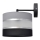 Wandlamp HELEN 1xE27/15W/230V zwart/grijs/zilver