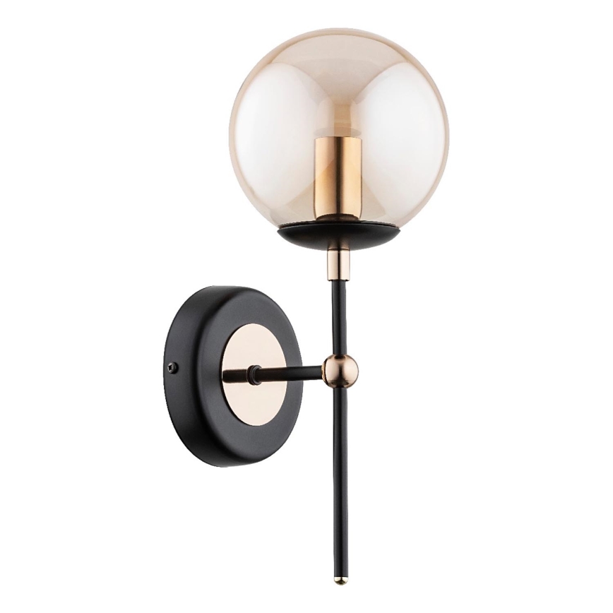 Wandlamp ITORIS 1xE14/10W/230V zwart/goud