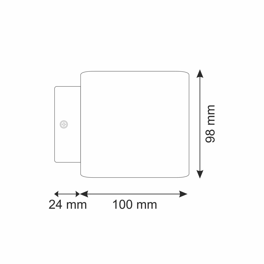 Wandlamp IZAR 1xG9/10W/230V