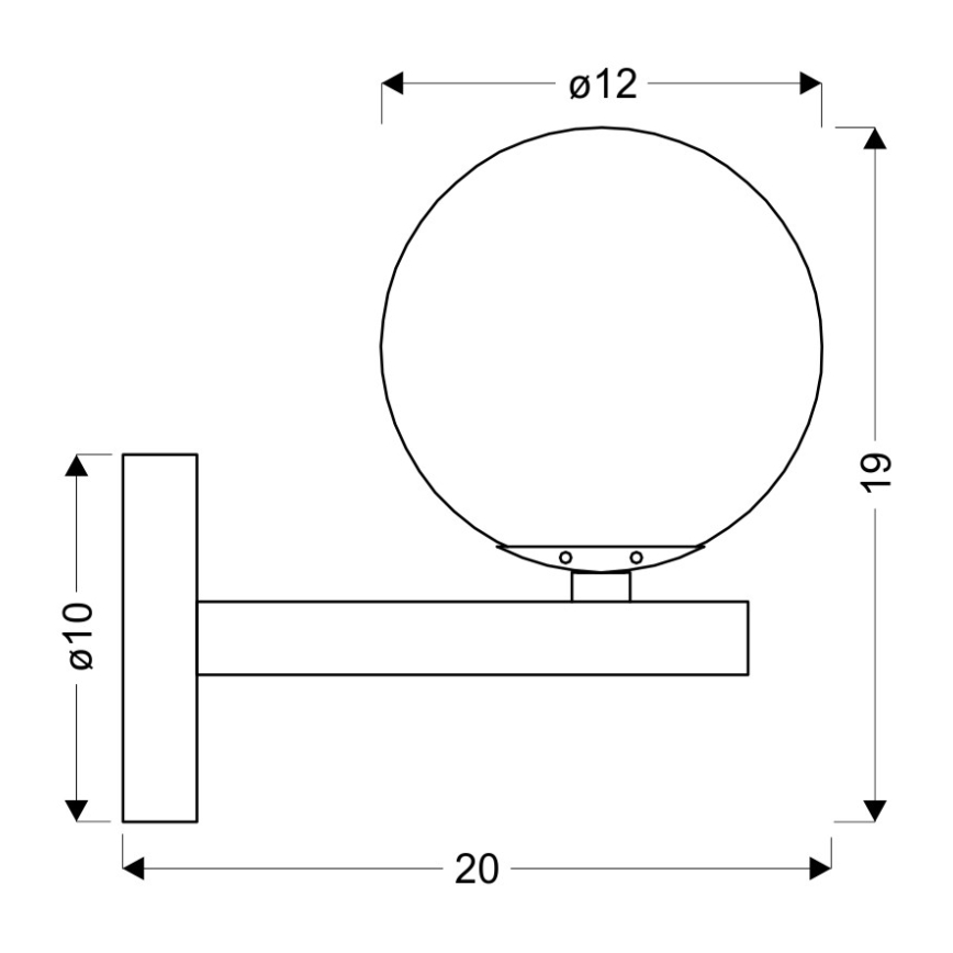 Wandlamp KAMA 1xG9/28W/230V