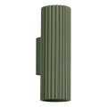 Wandlamp KARBON 2xGU10/10W/230V groen