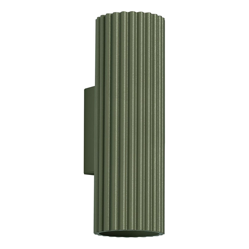 Wandlamp KARBON 2xGU10/10W/230V groen