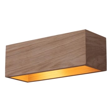 Wandlamp KENZO 2xG9/6W/230V dennenhout