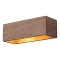 Wandlamp KENZO 2xG9/6W/230V grenen