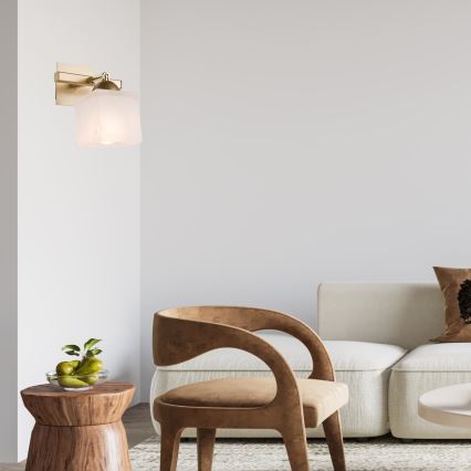 Wandlamp KLARA 1xE14/40W/230V goud