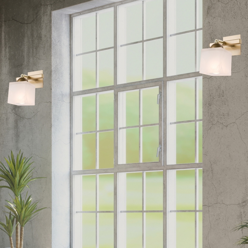 Wandlamp KLARA 1xE14/40W/230V goud