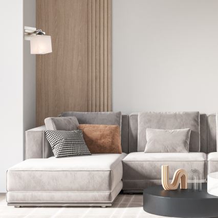 Wandlamp KLARA 1xE14/40W/230V mat chroom