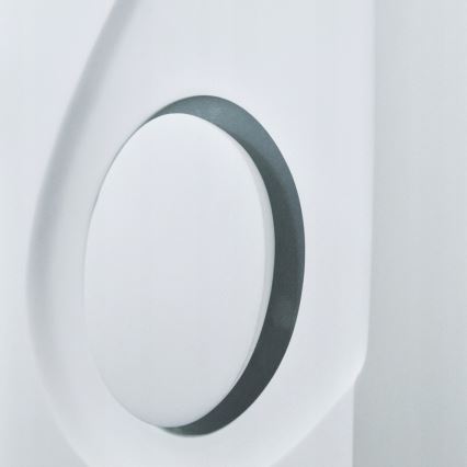 Wandlamp KOMETA 1xE14/12W/230V gips/wit
