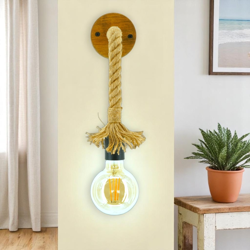 Wandlamp KOS 1xE27/60W/230V beuken - FSC gecertificeerd