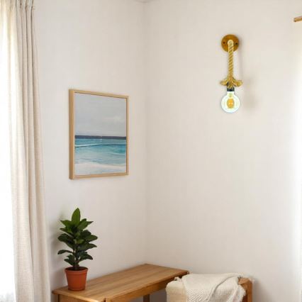 Wandlamp KOS 1xE27/60W/230V beuken - FSC gecertificeerd