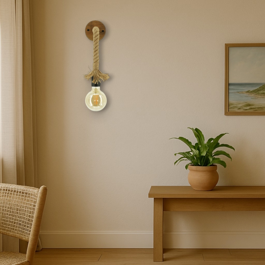Wandlamp KOS 1xE27/60W/230V beuken - FSC gecertificeerd