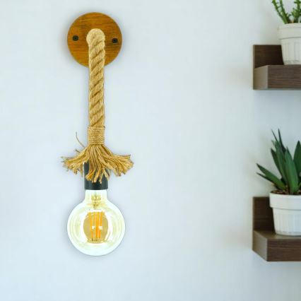 Wandlamp KOS 1xE27/60W/230V beuken - FSC gecertificeerd