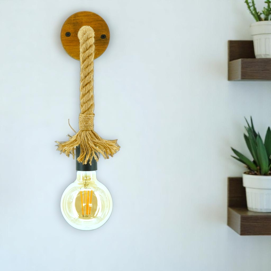 Wandlamp KOS 1xE27/60W/230V beuken - FSC gecertificeerd