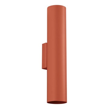 Wandlamp LAGOS 2xGU10/10W/230V rood